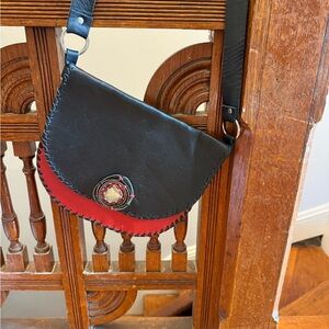 Stylish Black and Red Women's Bag